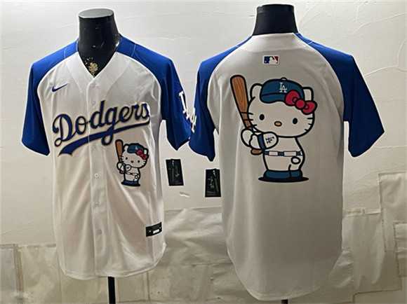 Men's Los Angeles Dodgers White Royal Gold Hello Kitty Vapor Limited Stitched Jersey,We sell and wholesale Men's Los Angeles Dodgers White Royal Gold Hello Kitty Vapor Limited Stitched Jersey on line form chian!