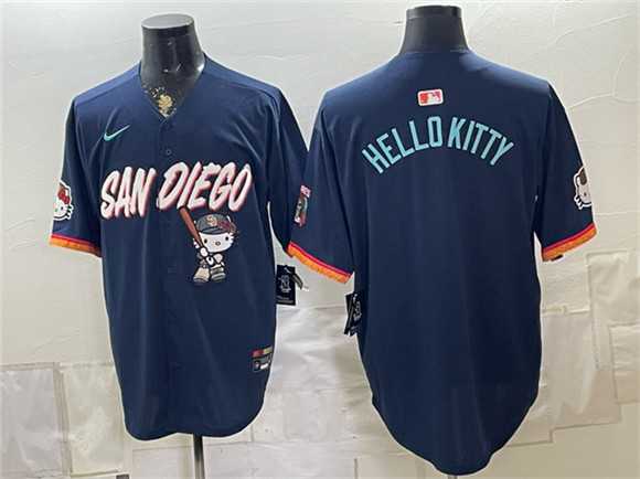 Men's San Diego Padres X Hello Kitty Obsidian 2026 City Connect Stadium Stitched Jersey,We sell and wholesale Men's San Diego Padres X Hello Kitty Obsidian 2026 City Connect Stadium Stitched Jersey on line form chian!