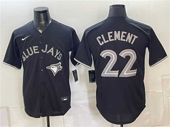 Men's Toronto Blue Jays #22 Ernie Clement 2026 Fashion Replica Black Out Stitched Jersey,We sell and wholesale Men's Toronto Blue Jays #22 Ernie Clement 2026 Fashion Replica Black Out Stitched Jersey on line form chian!