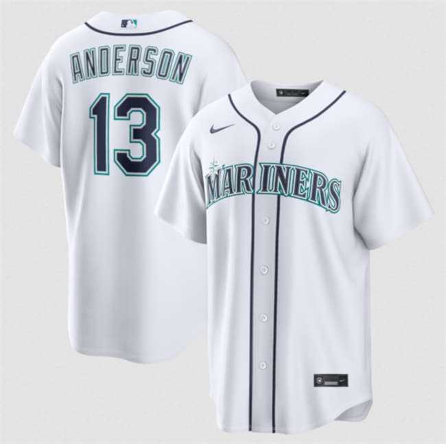 Men's Seattle Mariners #13 Kade Anderson White Cool Base Limited Stitched jersey Dzhi,We sell and wholesale Men's Seattle Mariners #13 Kade Anderson White Cool Base Limited Stitched jersey Dzhi on line form chian!