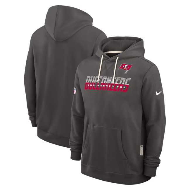 Men's Tampa Bay Buccaneers Pewter Sideline Standard Issue Top Prospect Dri-FIT Hoodie,We sell and wholesale Men's Tampa Bay Buccaneers Pewter Sideline Standard Issue Top Prospect Dri-FIT Hoodie on line form chian!