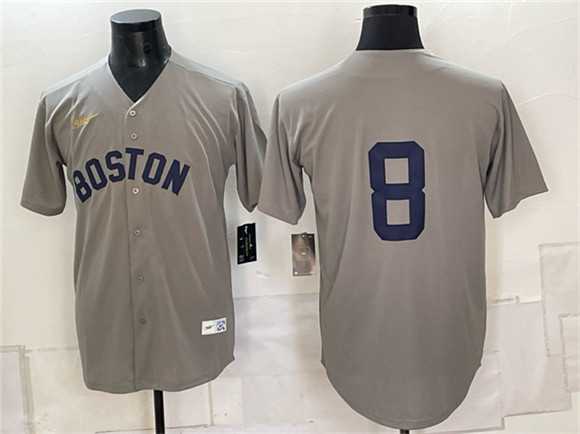 Men's Boston Red Sox #8 Carl Yastrzemski Grey Cooperstown Collection Limited Stitched Jersey,We sell and wholesale Men's Boston Red Sox #8 Carl Yastrzemski Grey Cooperstown Collection Limited Stitched Jersey on line form chian!