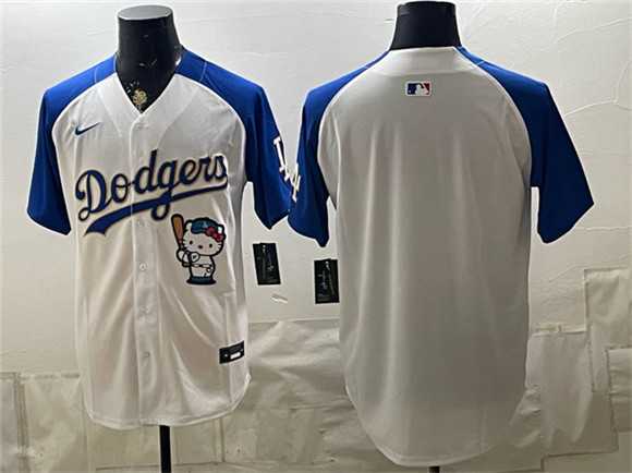 Men's Los Angeles Dodgers Blank White Royal Gold Hello Kitty Vapor Limited Stitched Jersey,We sell and wholesale Men's Los Angeles Dodgers Blank White Royal Gold Hello Kitty Vapor Limited Stitched Jersey on line form chian!
