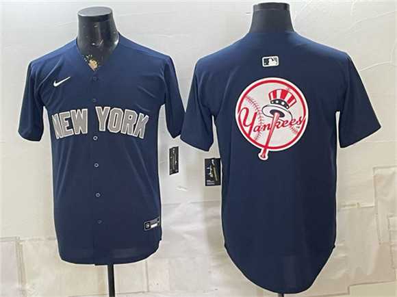 Men's New York Yankees Team Big Logo Navy Limited Stitched Baseball Jersey,We sell and wholesale Men's New York Yankees Team Big Logo Navy Limited Stitched Baseball Jersey on line form chian!