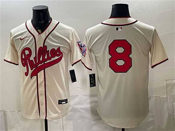 Men's Philadelphia Phillies #8 Nick Castellanos Cream 2026 Field of Dreams Stadium Stitched Jersey,We sell and wholesale Men's Philadelphia Phillies #8 Nick Castellanos Cream 2026 Field of Dreams Stadium Stitched Jersey on line form chian!