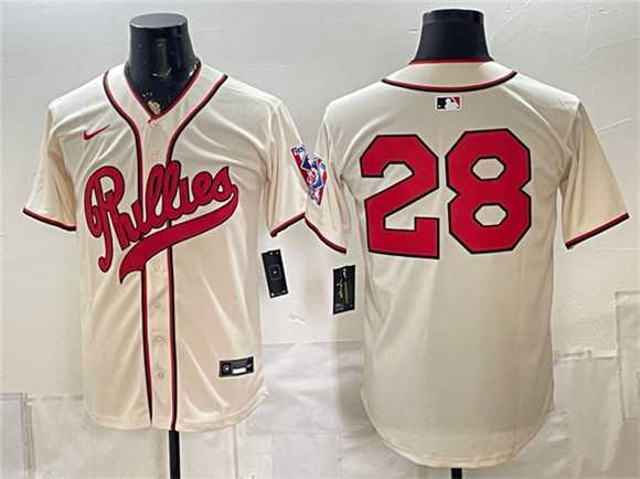 Men's Philadelphia Phillies #28 Alec Bohm Cream 2026 Field of Dreams Stadium Stitched Jersey,We sell and wholesale Men's Philadelphia Phillies #28 Alec Bohm Cream 2026 Field of Dreams Stadium Stitched Jersey on line form chian!