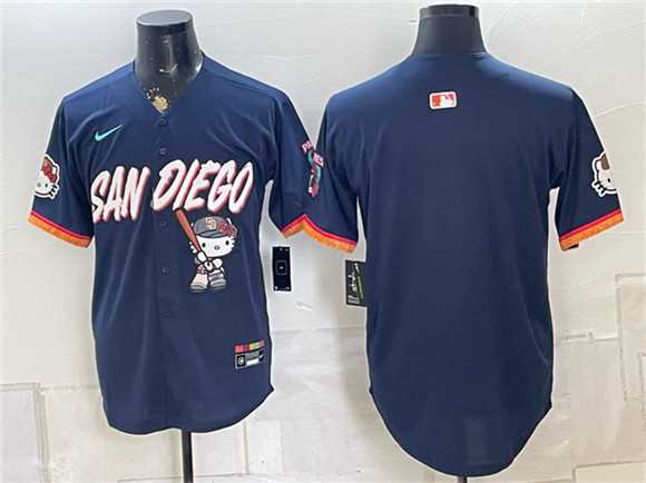 Men's San Diego Padres X Hello Kitty Blank Obsidian 2026 City Connect Stadium Stitched Jersey,We sell and wholesale Men's San Diego Padres X Hello Kitty Blank Obsidian 2026 City Connect Stadium Stitched Jersey on line form chian!