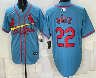 Men's St Louis Cardinals #22 Joshua Baez Blue Alternate Limited Stitched Jersey,We sell and wholesale Men's St Louis Cardinals #22 Joshua Baez Blue Alternate Limited Stitched Jersey on line form chian!