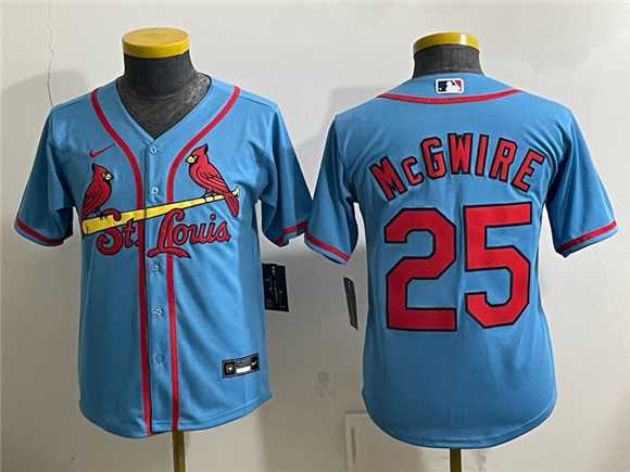 Youth St. Louis Cardinals #25 Mark McGwire Blue Cool Base Stitched Jersey,We sell and wholesale Youth St. Louis Cardinals #25 Mark McGwire Blue Cool Base Stitched Jersey on line form chian!