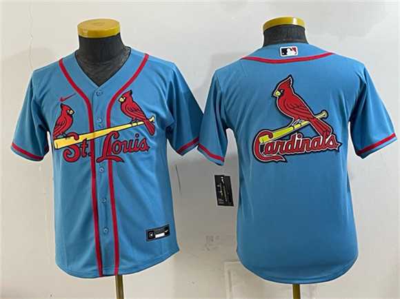 Youth St. Louis Cardinals Team Big Logo Blue Cool Base Stitched Baseball Jersey,We sell and wholesale Youth St. Louis Cardinals Team Big Logo Blue Cool Base Stitched Baseball Jersey on line form chian!