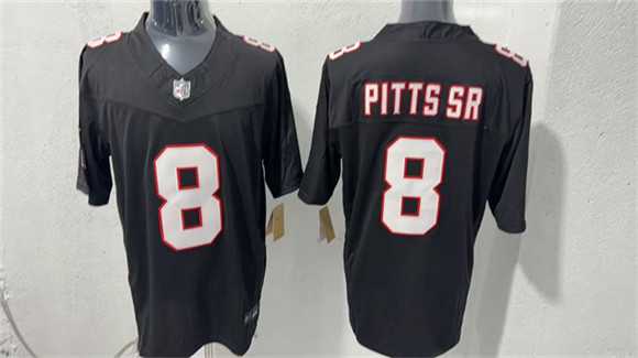 Men's Atlanta Falcons #8 Kyle Pitts Black F.U.S.E. Vapor Untouchable Limited Stitched Stitched Jersey,We sell and wholesale Men's Atlanta Falcons #8 Kyle Pitts Black F.U.S.E. Vapor Untouchable Limited Stitched Stitched Jersey on line form chian!