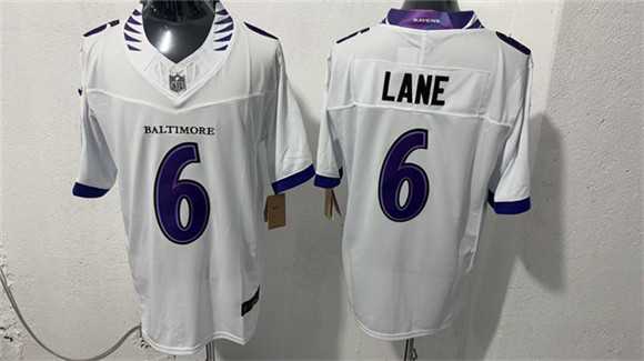 Men's Baltimore Ravens #6 Ja'Kobi Lane White 2026 F.U.S.E. Vapor Stitched Limited Stitched Jersey,We sell and wholesale Men's Baltimore Ravens #6 Ja'Kobi Lane White 2026 F.U.S.E. Vapor Stitched Limited Stitched Jersey on line form chian!