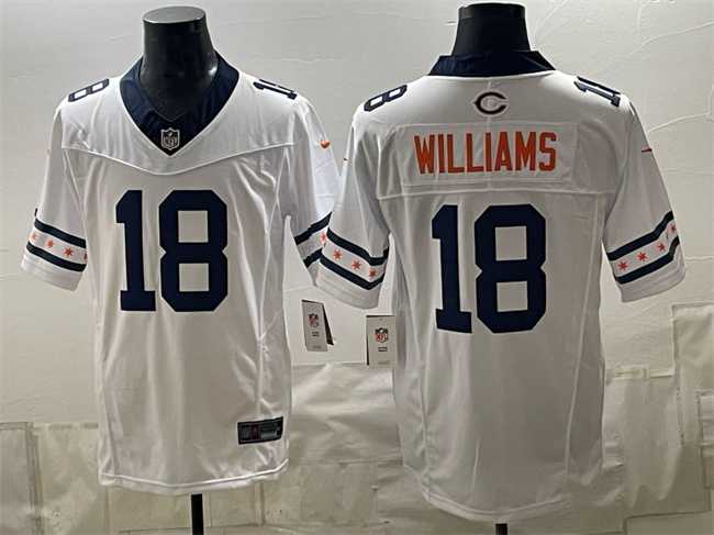 Men's Chicago Bears #18 Caleb Williams White 2026 F.U.S.E. Limited Stitched Jersey Dzhi,We sell and wholesale Men's Chicago Bears #18 Caleb Williams White 2026 F.U.S.E. Limited Stitched Jersey Dzhi on line form chian!