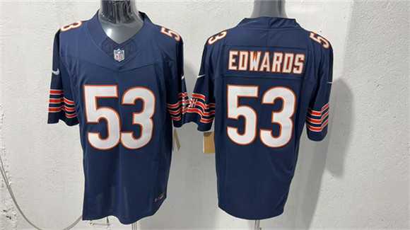 Men's Chicago Bears #53 T.J. Edwards Navy 2026 F.U.S.E. Vapor Untouchable Limited Stitched Jersey,We sell and wholesale Men's Chicago Bears #53 T.J. Edwards Navy 2026 F.U.S.E. Vapor Untouchable Limited Stitched Jersey on line form chian!