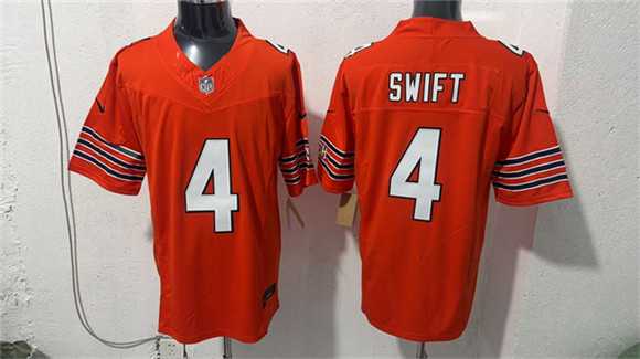 Men's Chicago Bears #4 D'Andre Swift Orange 2026 F.U.S.E. Vapor Untouchable Limited Stitched Jersey,We sell and wholesale Men's Chicago Bears #4 D'Andre Swift Orange 2026 F.U.S.E. Vapor Untouchable Limited Stitched Jersey on line form chian!