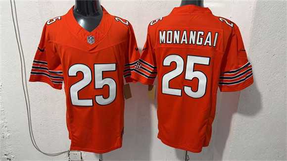 Men's Chicago Bears #25 Kyle Monangai Orange 2026 F.U.S.E. Vapor Untouchable Limited Stitched Jersey,We sell and wholesale Men's Chicago Bears #25 Kyle Monangai Orange 2026 F.U.S.E. Vapor Untouchable Limited Stitched Jersey on line form chian!