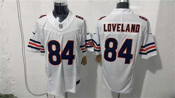 Men's Chicago Bears #84 Colston Loveland White 2026 F.U.S.E. Vapor Untouchable Limited Stitched Jersey,We sell and wholesale Men's Chicago Bears #84 Colston Loveland White 2026 F.U.S.E. Vapor Untouchable Limited Stitched Jersey on line form chian!