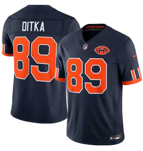 Men's Chicago Bears #89 Mike Ditka Navy 2026 F.U.S.E. Rivalries Collection Limited Stitched Jersey Dzhi,We sell and wholesale Men's Chicago Bears #89 Mike Ditka Navy 2026 F.U.S.E. Rivalries Collection Limited Stitched Jersey Dzhi on line form chian!