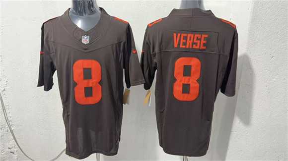 Men's Cleveland Browns #8 Jared Verse Brown 2026 Vapor Limited Stitched Jersey,We sell and wholesale Men's Cleveland Browns #8 Jared Verse Brown 2026 Vapor Limited Stitched Jersey on line form chian!