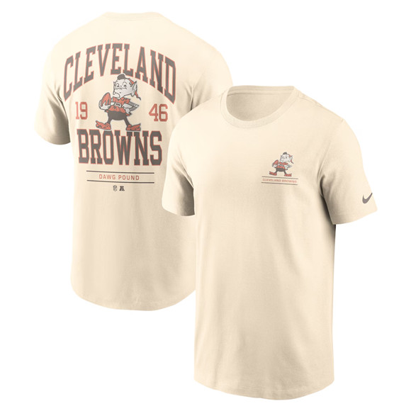 Men's Cleveland Browns Natural Freestyle Essential T-Shirt,We sell and wholesale Men's Cleveland Browns Natural Freestyle Essential T-Shirt on line form chian!