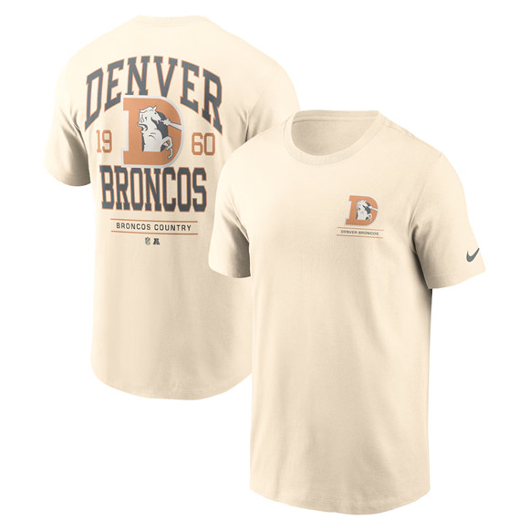 Men's Denver Broncos Natural Freestyle Essential T-Shirt,We sell and wholesale Men's Denver Broncos Natural Freestyle Essential T-Shirt on line form chian!