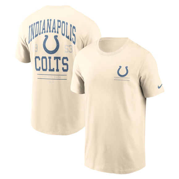 Men's Indianapolis Colts Natural Freestyle Essential T-Shirt,We sell and wholesale Men's Indianapolis Colts Natural Freestyle Essential T-Shirt on line form chian!