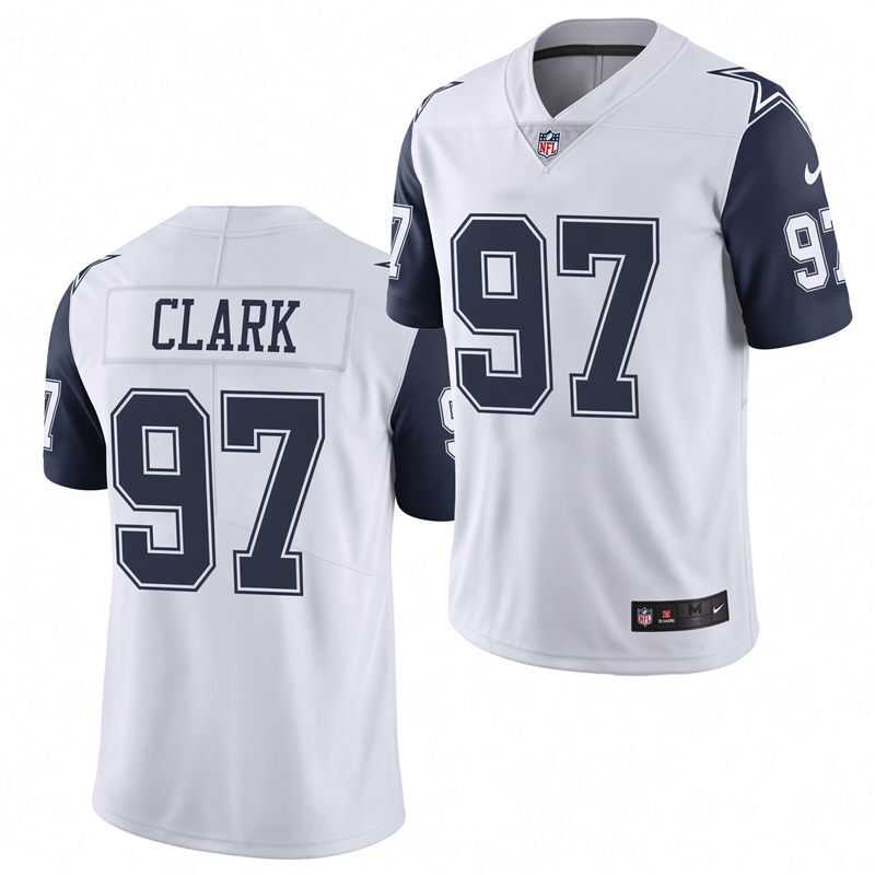 Men's Dallas Cowboys #97 Kenny Clark Nike White Color Rush Vapor F.U.S.E. Limited Jersey Dzhi,We sell and wholesale Men's Dallas Cowboys #97 Kenny Clark Nike White Color Rush Vapor F.U.S.E. Limited Jersey Dzhi on line form chian!