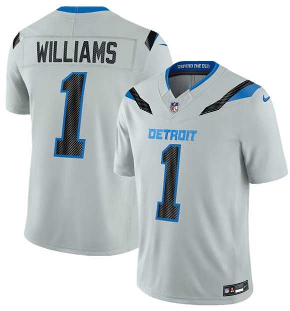 Men's Detroit Lions #1 Jameson Williams Silver 2026 F.U.S.E. Rivalries Collection Limited Stitched Jersey Dzhi,We sell and wholesale Men's Detroit Lions #1 Jameson Williams Silver 2026 F.U.S.E. Rivalries Collection Limited Stitched Jersey Dzhi on line form chian!