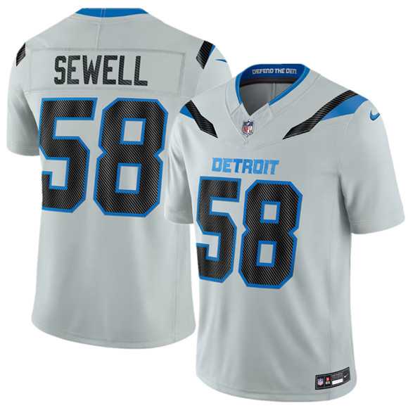 Men's Detroit Lions #58 Penei Sewell Silver 2026 F.U.S.E. Rivalries Collection Limited Stitched Jersey Dzhi,We sell and wholesale Men's Detroit Lions #58 Penei Sewell Silver 2026 F.U.S.E. Rivalries Collection Limited Stitched Jersey Dzhi on line form chian!