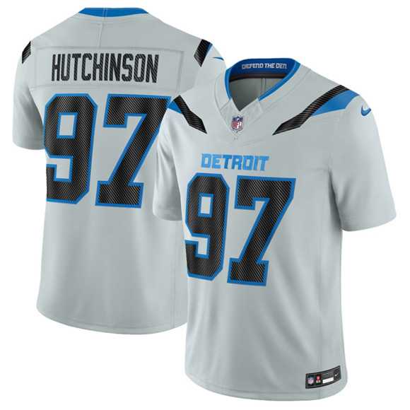 Men's Detroit Lions #97 Aidan Hutchinson Silver 2026 F.U.S.E. Rivalries Collection Limited Stitched Jersey Dzhi,We sell and wholesale Men's Detroit Lions #97 Aidan Hutchinson Silver 2026 F.U.S.E. Rivalries Collection Limited Stitched Jersey Dzhi on line form chian!