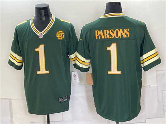 Men's Green Bay Packers #1 Micah Parsons Dark Green 2026 Rivalries Collection Limited Stitched Game Jersey,We sell and wholesale Men's Green Bay Packers #1 Micah Parsons Dark Green 2026 Rivalries Collection Limited Stitched Game Jersey on line form chian!