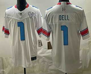 Men's Houston Texans #1 Tank Dell White 2026 FUSE Rivalries Collection Limited Stitched Jersey,We sell and wholesale Men's Houston Texans #1 Tank Dell White 2026 FUSE Rivalries Collection Limited Stitched Jersey on line form chian!