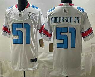 Men's Houston Texans #51 Will Anderson Jr White 2026 FUSE Rivalries Collection Limited Stitched Jersey,We sell and wholesale Men's Houston Texans #51 Will Anderson Jr White 2026 FUSE Rivalries Collection Limited Stitched Jersey on line form chian!