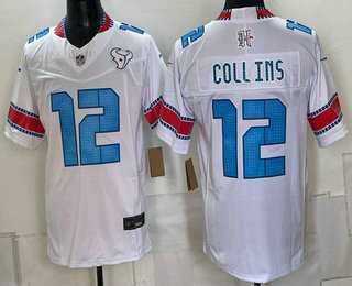 Men's Houston Texans #12 Nico Collins White 2026 FUSE Rivalries Collection Limited Stitched Jersey,We sell and wholesale Men's Houston Texans #12 Nico Collins White 2026 FUSE Rivalries Collection Limited Stitched Jersey on line form chian!