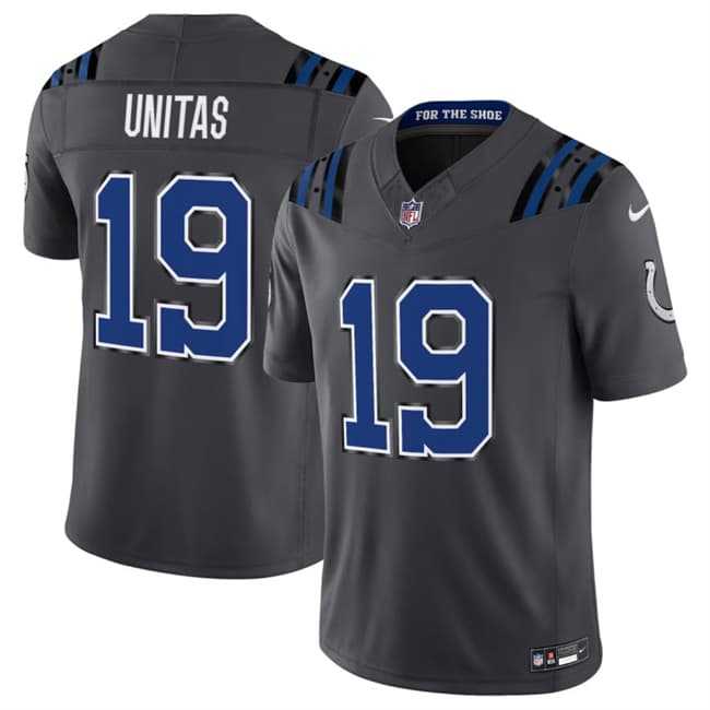 Men's Indianapolis Colts #19 Johnny Unitas Dark Gray 2026 F.U.S.E. Rivalries Collection Limited Stitched Jersey Dzhi,We sell and wholesale Men's Indianapolis Colts #19 Johnny Unitas Dark Gray 2026 F.U.S.E. Rivalries Collection Limited Stitched Jersey Dzhi on line form chian!