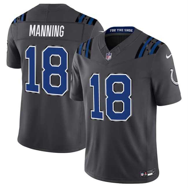 Men's Indianapolis Colts #18 Peyton Manning Dark Gray 2026 F.U.S.E. Rivalries Collection Limited Stitched Jersey Dzhi,We sell and wholesale Men's Indianapolis Colts #18 Peyton Manning Dark Gray 2026 F.U.S.E. Rivalries Collection Limited Stitched Jersey Dzhi on line form chian!