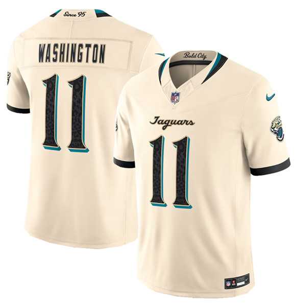 Men's Jacksonville Jaguars #11 Parker Washington Cream 2026 F.U.S.E. Rivalries Collection Limited Stitched Jersey Dzhi,We sell and wholesale Men's Jacksonville Jaguars #11 Parker Washington Cream 2026 F.U.S.E. Rivalries Collection Limited Stitched Jersey Dzhi on line form chian!
