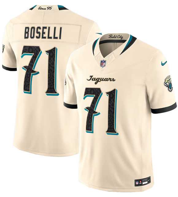 Men's Jacksonville Jaguars #71 Tony Boselli Cream 2026 F.U.S.E. Rivalries Collection Limited Stitched Jersey Dzhi,We sell and wholesale Men's Jacksonville Jaguars #71 Tony Boselli Cream 2026 F.U.S.E. Rivalries Collection Limited Stitched Jersey Dzhi on line form chian!
