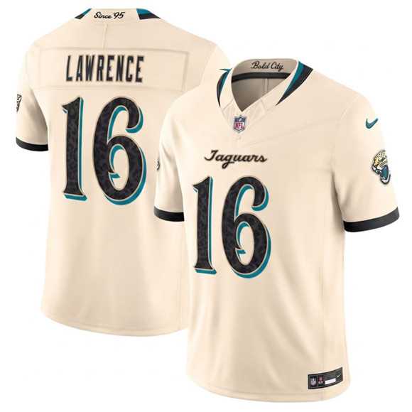 Men's Jacksonville Jaguars #16 Trevor Lawrence Cream 2026 F.U.S.E. Rivalries Collection Limited Stitched Jersey Dzhi,We sell and wholesale Men's Jacksonville Jaguars #16 Trevor Lawrence Cream 2026 F.U.S.E. Rivalries Collection Limited Stitched Jersey Dzhi on line form chian!