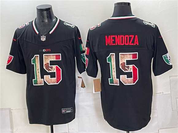 Men's Las Vegas Raiders #15 Fernando Mendoza Black F.U.S.E. Mexico Vapor Limited Stitched Jersey Dzhi,We sell and wholesale Men's Las Vegas Raiders #15 Fernando Mendoza Black F.U.S.E. Mexico Vapor Limited Stitched Jersey Dzhi on line form chian!