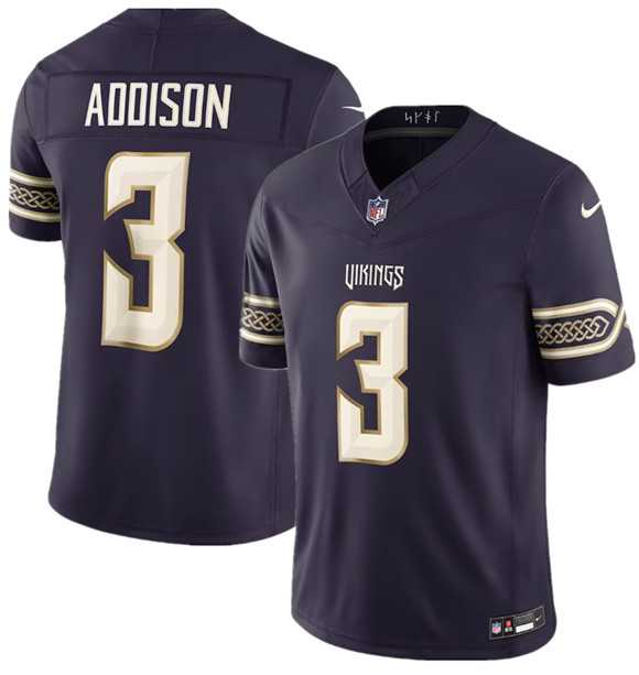 Men's Minnesota Vikings #3 Jordan Addison Deep Purple 2026 F.U.S.E. Rivalries Collection Limited Stitched Jersey Dzhi,We sell and wholesale Men's Minnesota Vikings #3 Jordan Addison Deep Purple 2026 F.U.S.E. Rivalries Collection Limited Stitched Jersey Dzhi on line form chian!