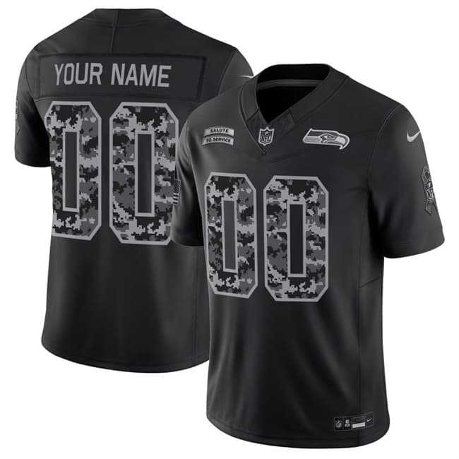 Men's Seattle Seahawks Active Player Custom Black F.U.S.E. 2026 Salute to Service Limited Football Stitched Jersey,We sell and wholesale Men's Seattle Seahawks Active Player Custom Black F.U.S.E. 2026 Salute to Service Limited Football Stitched Jersey on line form chian!