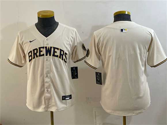 Youth Milwaukee Brewers Blank Cream Limited Stitched Jersey,We sell and wholesale Youth Milwaukee Brewers Blank Cream Limited Stitched Jersey on line form chian!