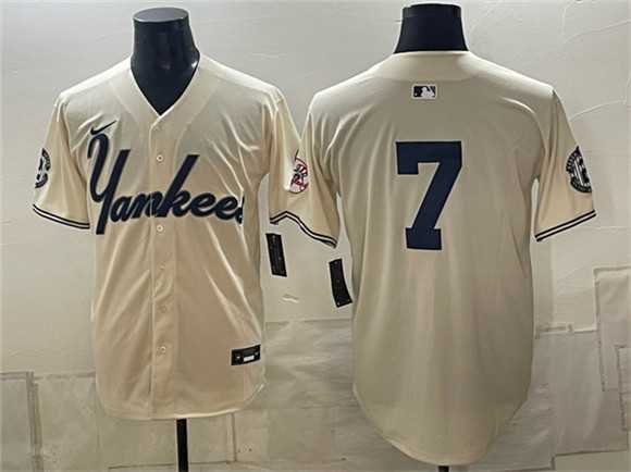 Men's New York Yankees #7 Mickey Mantle Cream Limited Stitched Jersey,We sell and wholesale Men's New York Yankees #7 Mickey Mantle Cream Limited Stitched Jersey on line form chian!