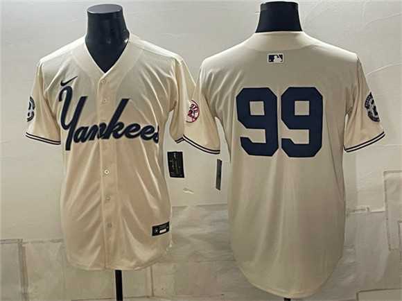 Men's New York Yankees #99 Aaron Judge Cream Limited Stitched Jersey,We sell and wholesale Men's New York Yankees #99 Aaron Judge Cream Limited Stitched Jersey on line form chian!