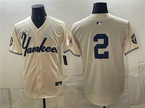 Men's New York Yankees #2 Derek Jeter Cream Limited Stitched Jersey,We sell and wholesale Men's New York Yankees #2 Derek Jeter Cream Limited Stitched Jersey on line form chian!