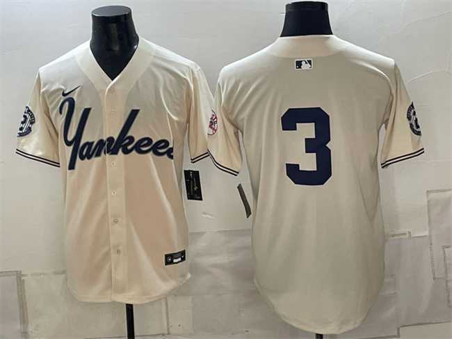 Men's New York Yankees #3 Babe Ruth Cream Limited Stitched Jersey,We sell and wholesale Men's New York Yankees #3 Babe Ruth Cream Limited Stitched Jersey on line form chian!
