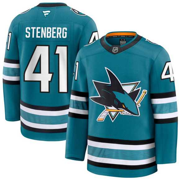 Men's San Jose Sharks #41 Ivar Stenberg Teal 2026 Stitched Hockey Jersey Dzhi,We sell and wholesale Men's San Jose Sharks #41 Ivar Stenberg Teal 2026 Stitched Hockey Jersey Dzhi on line form chian!
