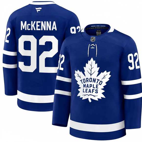Men's Toronto Maple Leafs #92 Gavin McKenna Blue 2026 Stitched Hockey Jersey Dzhi,We sell and wholesale Men's Toronto Maple Leafs #92 Gavin McKenna Blue 2026 Stitched Hockey Jersey Dzhi on line form chian!