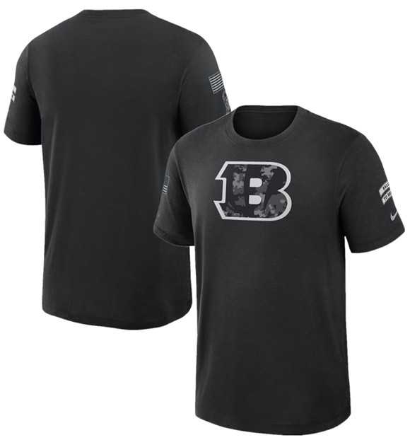 Men's Cincinnati Bengals Black 2026 Salute to Service Slub T-Shirt,We sell and wholesale Men's Cincinnati Bengals Black 2026 Salute to Service Slub T-Shirt on line form chian!